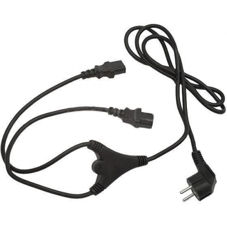 Gembird PC-186-ML6 - Power cable - IEC 60320 C13 to CEE 7 / 7 (M) - AC 220-250 V - 2 m - molded - 2