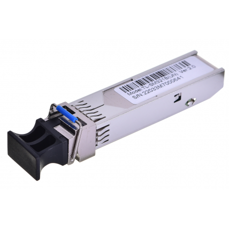 TP-LINK TL-SM321B - SFP (mini-GBIC) transceiver module - GigE - 1000Base-BX - LC / UPC single-mode - up to 10 km - 1310 (TX) / 1550 (RX) nm - 1