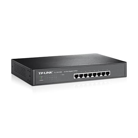 TP-Link TL-SG1008 - Switch - 8 x 10 / 100 / 1000 - desktop - 1