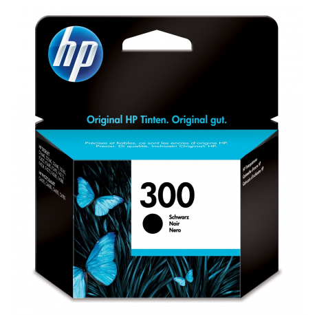 HP 300 - 4 ml - black - original - ink cartridge - for Deskjet D2680, F2420, F2430, F4213, F4580; Envy 100 D410, 11X D411, 120; Photosmart C4670 - 1