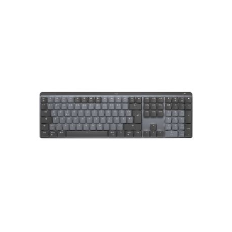 Logitech Master Series MX Mechanical - Keyboard - backlit - wireless - Bluetooth LE - QWERTZ - German - key switch: Linear - graphite - 0