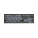 Logitech Master Series MX Mechanical - Keyboard - backlit - wireless - Bluetooth LE - QWERTZ - German - key switch: Linear - graphite
