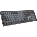 Logitech Master Series MX Mechanical - Keyboard - backlit - wireless - Bluetooth LE - QWERTY - Nordic (Danish / Finnish / Norwegian / Swedish) - key switch: Tactile Quiet - graphite