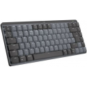Logitech Master Series MX Mechanical Mini - Keyboard - backlit - wireless - Bluetooth LE - QWERTY - Nordic (Danish / Finnish / Norwegian / Swedish) - key switch: Clicky - graphite