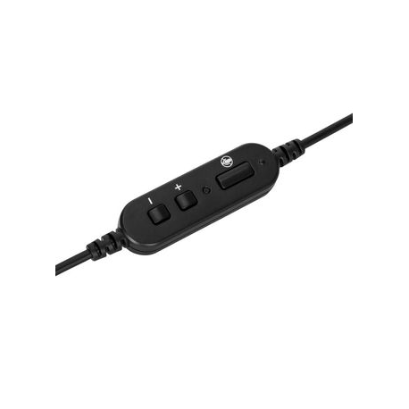 Targus AEH102GL - Headset - on-ear - convertible - wired - USB-A - noise isolating - black - 9