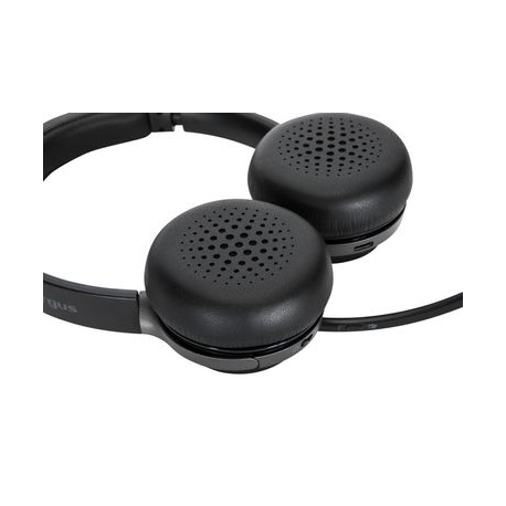 Targus AEH104GL - Headset - on-ear - convertible - Bluetooth - wireless, wired - 3.5 mm jack - noise isolating - black - 2