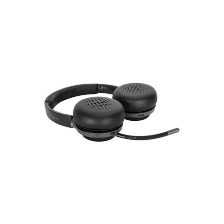 Targus AEH104GL - Headset - on-ear - convertible - Bluetooth - wireless, wired - 3.5 mm jack - noise isolating - black - 4