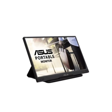 ASUS ZenScreen MB166C - LED monitor - 15.6" - portable - 1920 x 1080 Full HD (1080p) @ 60 Hz - IPS - 250 cd / m² - 800:1 - 5 ms - USB-C - 5