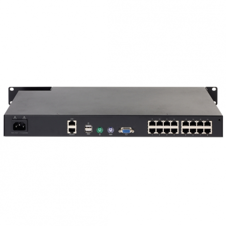 APC KVM1116R - KVM switch - 1 local user - 1 IP user - rack-mountable - for P / N: SMTL1000RMI2UC, SMX1000C, SMX1500RM2UC, SMX1500RM2UCNC, SMX750C, SMX750CNC - 1