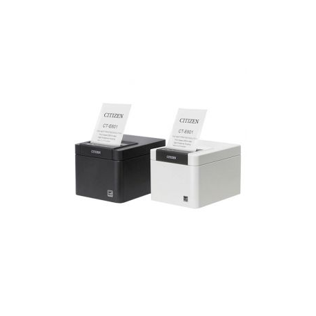 Citizen CT-E601, USB, 8 dots/mm (203 dpi), cutter, black - 0