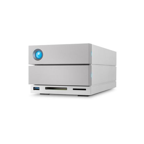 LaCie 2big Dock STLG16000400 - Hard drive array - 16 TB - 2 bays (SATA-600) - HDD 8 TB x 2 - Thunderbolt 3, USB 3.2 Gen 2 (external) - with 5 years Rescue Data Recovery Service Plan - 0