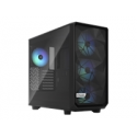 Fractal Design Meshify 2 Lite - Tower - extended ATX - windowed side panel (tempered glass) - no power supply (ATX) - RGB black TG light tint - USB / Audio