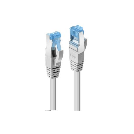 Lindy - Patch cable - RJ-45 (M) to RJ-45 (M) - 0.5 m - SFTP, PiMF - CAT 6a - halogen-free, snagless - grey - 0