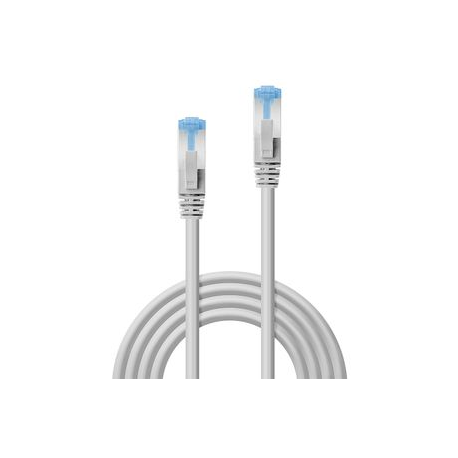Lindy - Patch cable - RJ-45 (M) to RJ-45 (M) - 0.5 m - SFTP, PiMF - CAT 6a - halogen-free, snagless - grey - 2