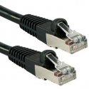 Lindy - Patch cable - RJ-45 (M) to RJ-45 (M) - 1 m - SFTP, PiMF - CAT 6a - halogen-free, molded, snagless - black