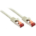 Lindy Basic - Patch cable - RJ-45 (M) to RJ-45 (M) - 50 cm - SFTP, PiMF - CAT 6 - molded, snagless, stranded - cool grey