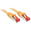 Lindy - Patch cable - RJ-45 (M) to RJ-45 (M) - 1 m - SFTP, PiMF - CAT 6e - molded, snagless - yellow
