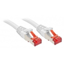 Lindy - Patch cable - RJ-45 (M) to RJ-45 (M) - 1 m - SFTP, PiMF - CAT 6 - molded, snagless - white