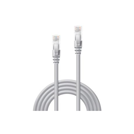 Lindy - Network cable - RJ-45 (M) to RJ-45 (M) - 50 cm - UTP - CAT 6 - molded, snagless, stranded - grey - 1