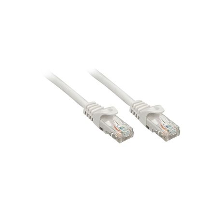 Lindy Basic - Patch cable - RJ-45 (M) to RJ-45 (M) - 2 m - UTP - CAT 6 - molded, snagless - grey - 0