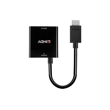 Lindy - Video converter - HDMI - VGA - black - 1