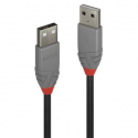 Lindy Anthra Line - USB cable - USB (M) to USB (M) - USB 2.0 - 50 cm - round - black