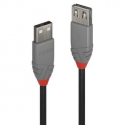 Lindy Anthra Line - USB extension cable - USB (M) to USB (F) - USB 2.0 - 3 m - round - black