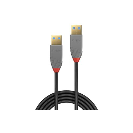 Lindy Anthra Line - USB cable - USB Type A (M) to USB Type A (M) - USB 3.0 - 1 m - 1