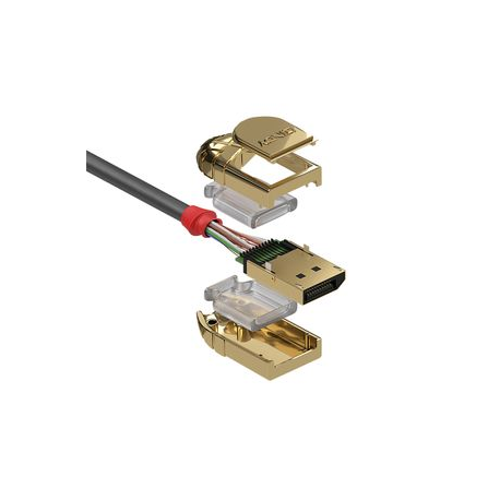 Lindy Gold - DisplayPort cable - DisplayPort (M) to DisplayPort (M) - DisplayPort 1.2 - 10 m - 4K support - grey - 2