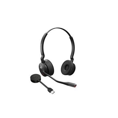 Jabra Engage 55 Stereo - Headset - on-ear - DECT - wireless - Optimised for UC - 0
