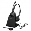 Jabra Engage 55 Stereo - Headset - on-ear - DECT - wireless - Optimised for UC