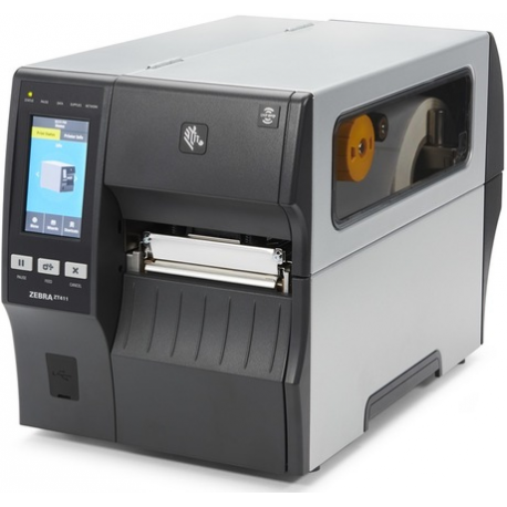 Zebra ZT400 Series ZT411 - Label printer - direct thermal  /  thermal transfer - Roll (11.4 cm) - 203 dpi - up to 356 mm / sec - USB 2.0, LAN, serial, USB host, Bluetooth 4.1 - 0