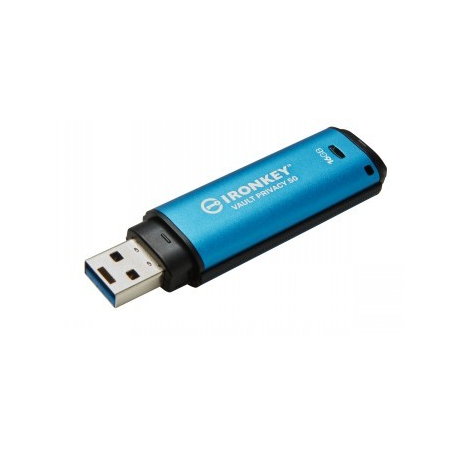 Kingston IronKey Vault Privacy 50 Series - USB flash drive - encrypted - 16 GB - USB 3.2 Gen 1 - TAA Compliant - 2