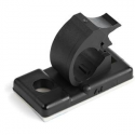 StarTech.com 100 Adhesive Cable Management Clips Black, Network / Ethernet / Office Desk / Computer Cord Organizer, Sticky Cable / Wire Holders, Nylon Self Adhesive Clamp UL / 94V-2 Fire Rated - Nylon 66 Plastic - TAA (CBMCC1) - Cable clips - black - TAA Compliant (pack of 100)