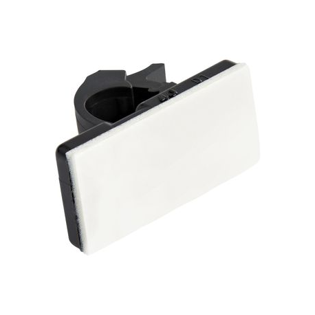 StarTech.com 100 Adhesive Cable Management Clips Black, Network / Ethernet / Office Desk / Computer Cord Organizer, Sticky Cable / Wire Holders, Nylon Self Adhesive Clamp UL / 94V-2 Fire Rated - Nylon 66 Plastic - TAA (CBMCC1) - Cable clips - black - TAA Compliant (pack of 100) - 5