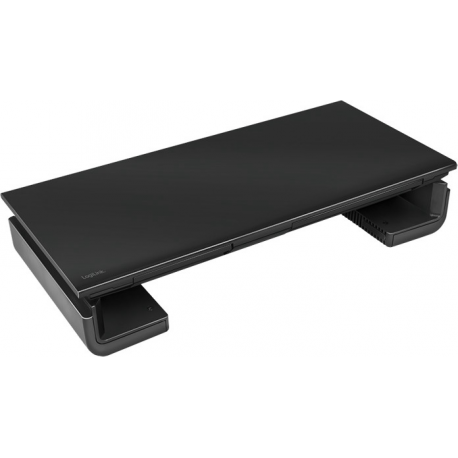 LogiLink Ergonomic riser - Stand - for LCD display / notebook / tablet - plastic, metal - black - desktop - 0