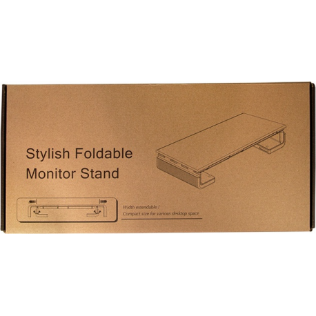 LogiLink Ergonomic riser - Stand - for LCD display / notebook / tablet - plastic, metal - black - desktop - 8