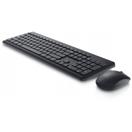 Dell Wireless Keyboard and Mouse KM3322W - Keyboard and mouse set - wireless - 2.4 GHz - QWERTY - Estonian - black - 4