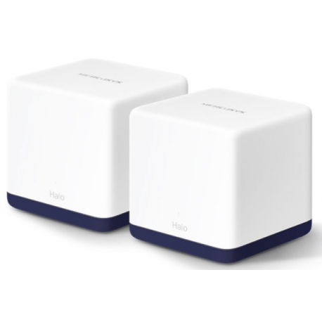 Mercusys Halo H50G V1 - Wi-Fi system (2 routers) - up to 4,000 sq.ft - mesh - GigE - Wi-Fi 5 - Dual Band - 0