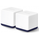 Mercusys Halo H50G V1 - Wi-Fi system (2 routers) - up to 4,000 sq.ft - mesh - GigE - Wi-Fi 5 - Dual Band