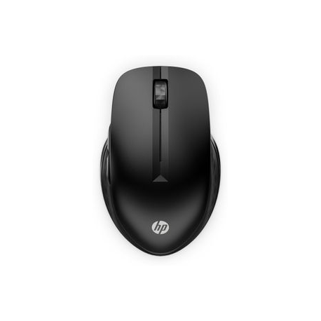 HP 430 - Mouse - multi-device - ergonomic - right and left-handed - 5 buttons - wireless - 2.4 GHz, Bluetooth 5.0 - USB wireless receiver - jet black - 0
