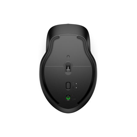 HP 430 - Mouse - multi-device - ergonomic - right and left-handed - 5 buttons - wireless - 2.4 GHz, Bluetooth 5.0 - USB wireless receiver - jet black - 4