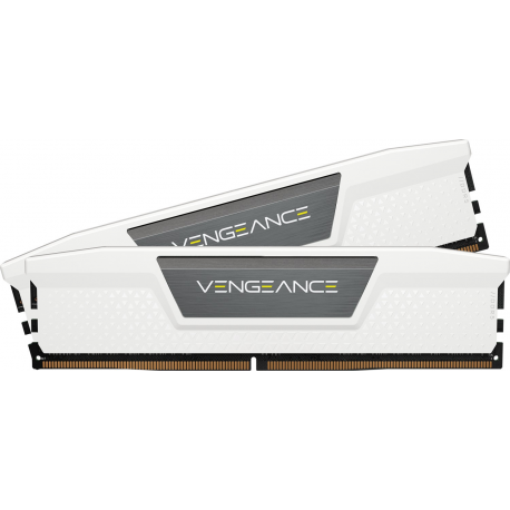 CORSAIR Vengeance - DDR5 - kit - 32 GB + 2 x 16 GB - DIMM 288-pin - 5200 MHz / PC5-41600 - CL40 - 1.25 V - white - 0