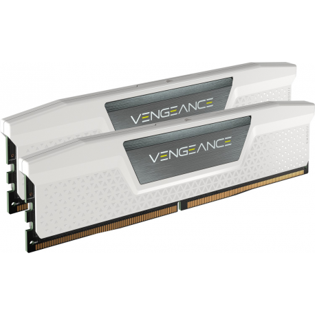CORSAIR Vengeance - DDR5 - kit - 32 GB + 2 x 16 GB - DIMM 288-pin - 5200 MHz / PC5-41600 - CL40 - 1.25 V - white - 2