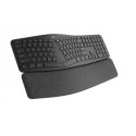 Logitech ERGO K860 Split Keyboard for Business - Keyboard - wireless - Bluetooth LE - German - graphite