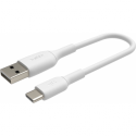 Belkin BOOST CHARGE - USB cable - USB-C (M) to USB (M) - 15 cm - white