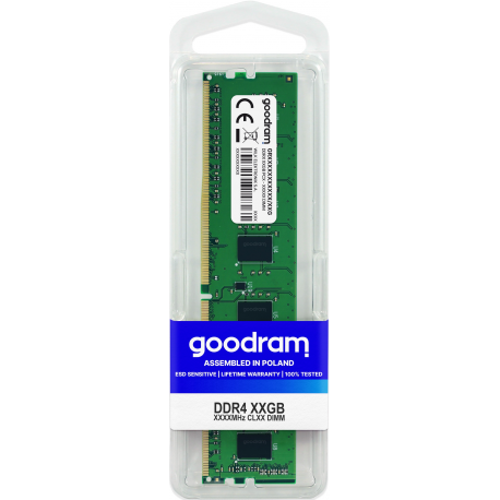 GOODRAM - DDR4 - module - 8 GB - DIMM 288-pin - 3200 MHz / PC4-25600 - CL22 - 1.2 V - 3