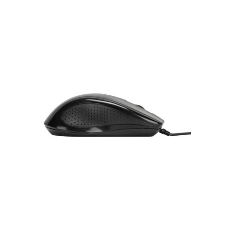 Targus Full-Size - Mouse - antimicrobial - optical - wired - USB - black - 5
