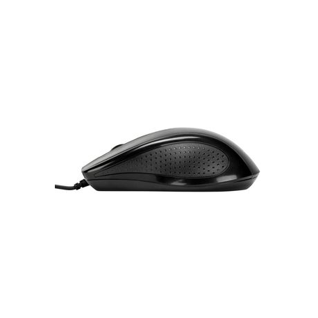 Targus Full-Size - Mouse - antimicrobial - optical - wired - USB - black - 6