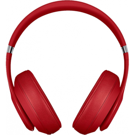 Beats Studio3 Wireless - Headphones with mic - full size - Bluetooth - wireless - active noise cancelling - noise isolating - red - for iPad / iPhone / iPod / TV / Watch - 1